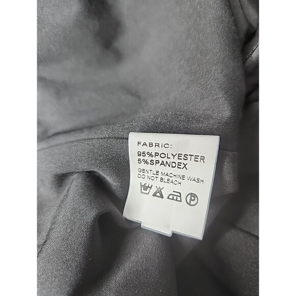 Luxe By Stylekeepers Reveal and Conceal Blouse Black Ruffled  Crop Top - Picture 8 of 8